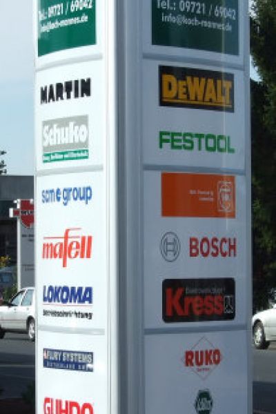 3 seitige Pylone der Firma Lurz